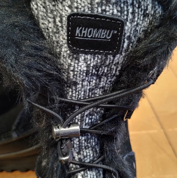 Khombu K-Comfort Nina Women's Black Winter Boots 8M - Picture 7 of 14